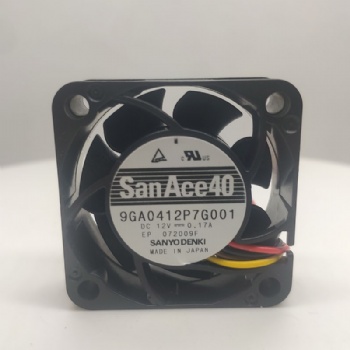 供应山洋散热风扇9GA0412P7G001便携制氧机4015低功耗SanAce散热风机