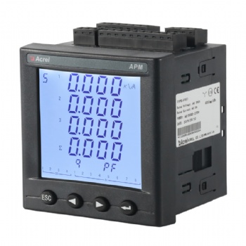 APM801电能质量监测仪表自带开事件记录 开关量 485通讯 精度0.2S级