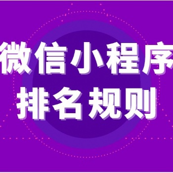 做小程序排名优化与推广