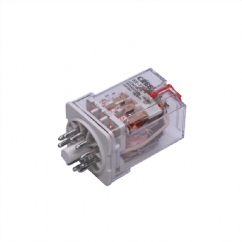 天津厂家供应圆11脚交流220VDC12 24V电磁MK3P小型通用继电器控制开关