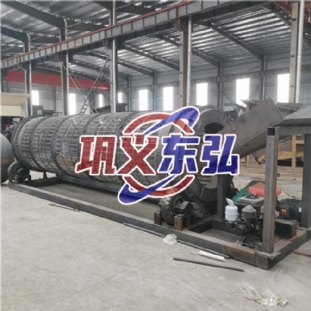 无轴滚筒筛 砂石碟盘筛分机 河卵石筛分设备 圆筒泥沙分离机 巩义东弘机械