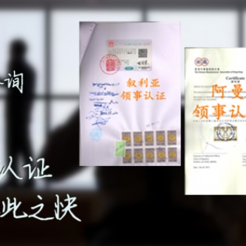 阿根廷领事报关单签章
