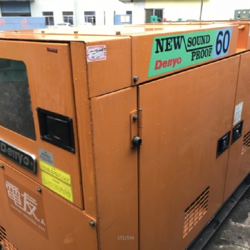 出售二手日本电友日野100KW静音型柴油发电机组