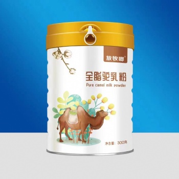 放牧啷全脂驼奶粉，新疆驼奶。