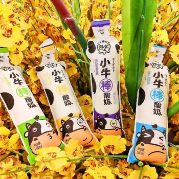 小牛棒酸奶生牛乳酸奶营养牛奶原味、草莓味、黄桃味、蓝莓味 160ml*40支 代理批发 OME