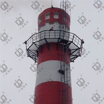 混凝土烟囱安装避雷针