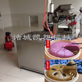 红糖发糕全自动均匀切糕机龙游发糕分块机山楂糕分糕机