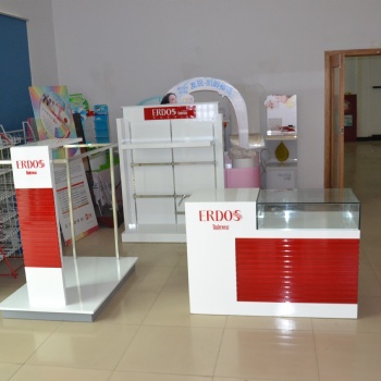 服装展柜展厅定制，柜彩妆食品母婴眼镜展台展示柜定制