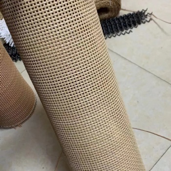 仿藤编织眼笪藤笪家居装饰多颜色塑料藤编方格西笪仿藤色产品名称：仿藤八角眼笪 产品颜色：仿藤色 产